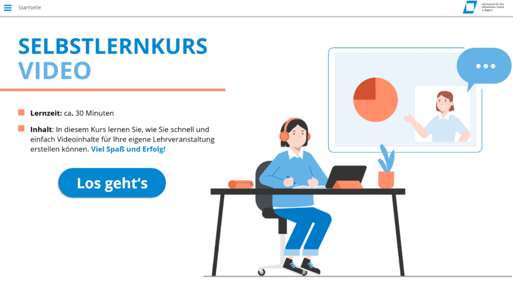 how2 elearning beispiel hochschule für den öffentlichen dienst in bayern