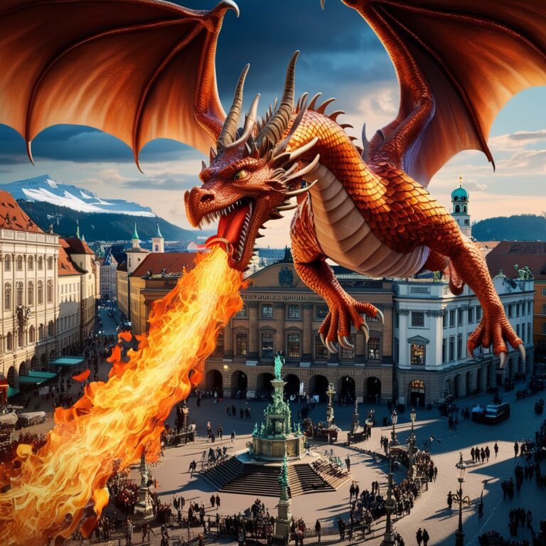 Drachen Leonardo AI Beispiel